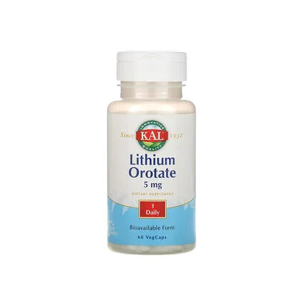 LITHIUM OROTATE 5 Suplementos Minerales de Oligoelementos
