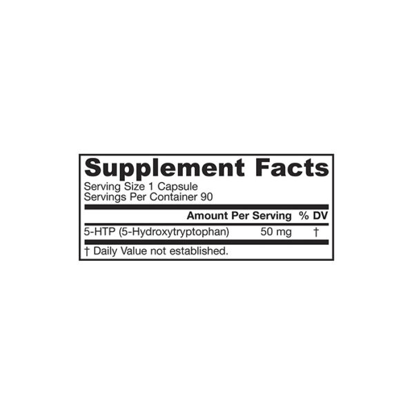 5-HTP estrés, sueño y estado de ánimo. 50/100 mg - Imagen 2